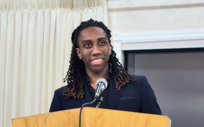 Maurice at the pulpit